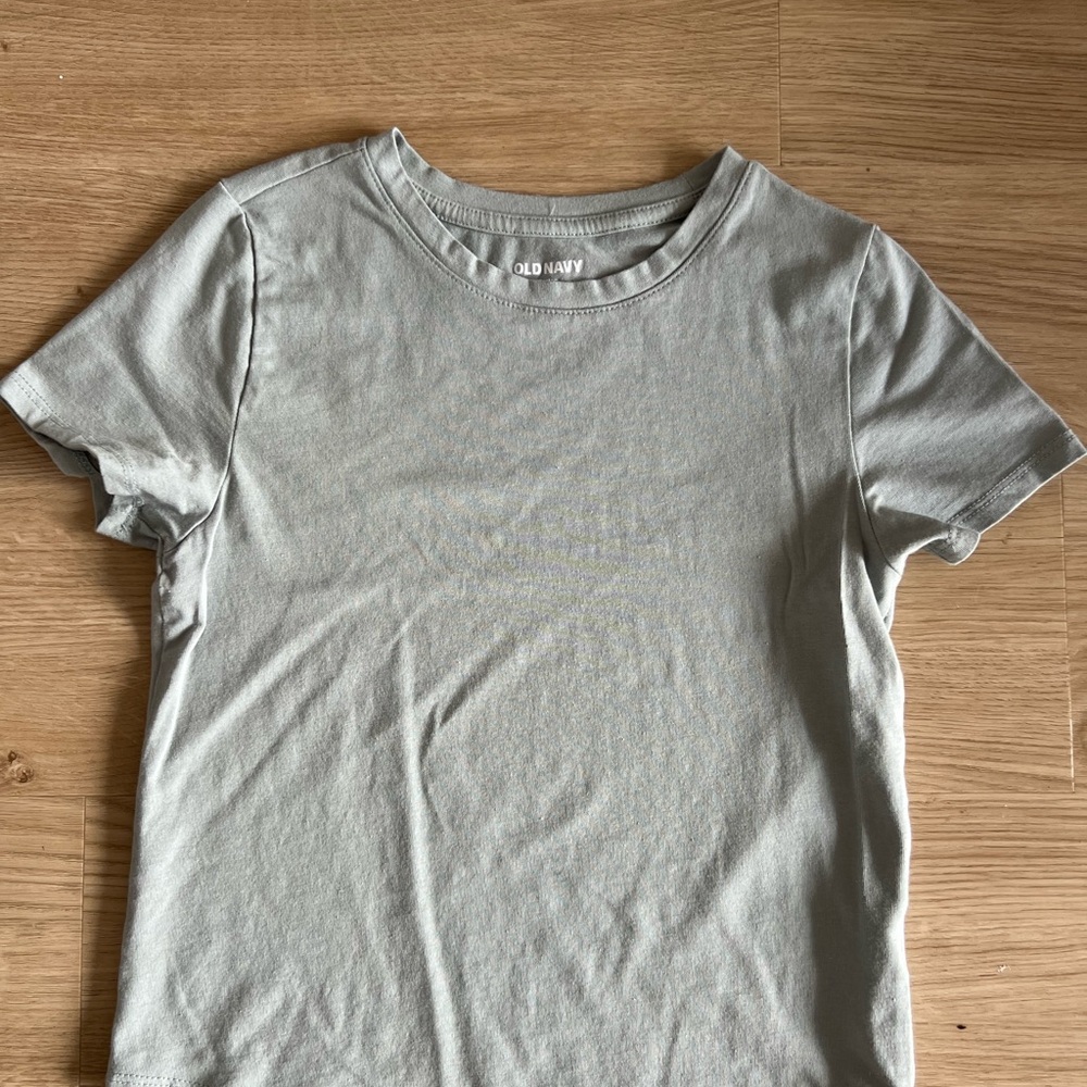 Old Navy Light Green Short Sleeve Tee